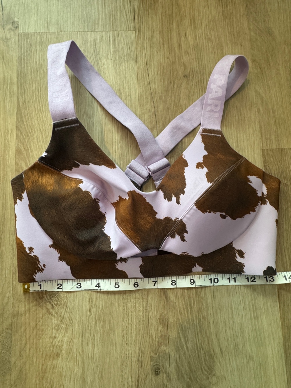 Adidas x Ivy Park Rodeo Cow Print Skirt & Bra Set M - Picture 12 of 16